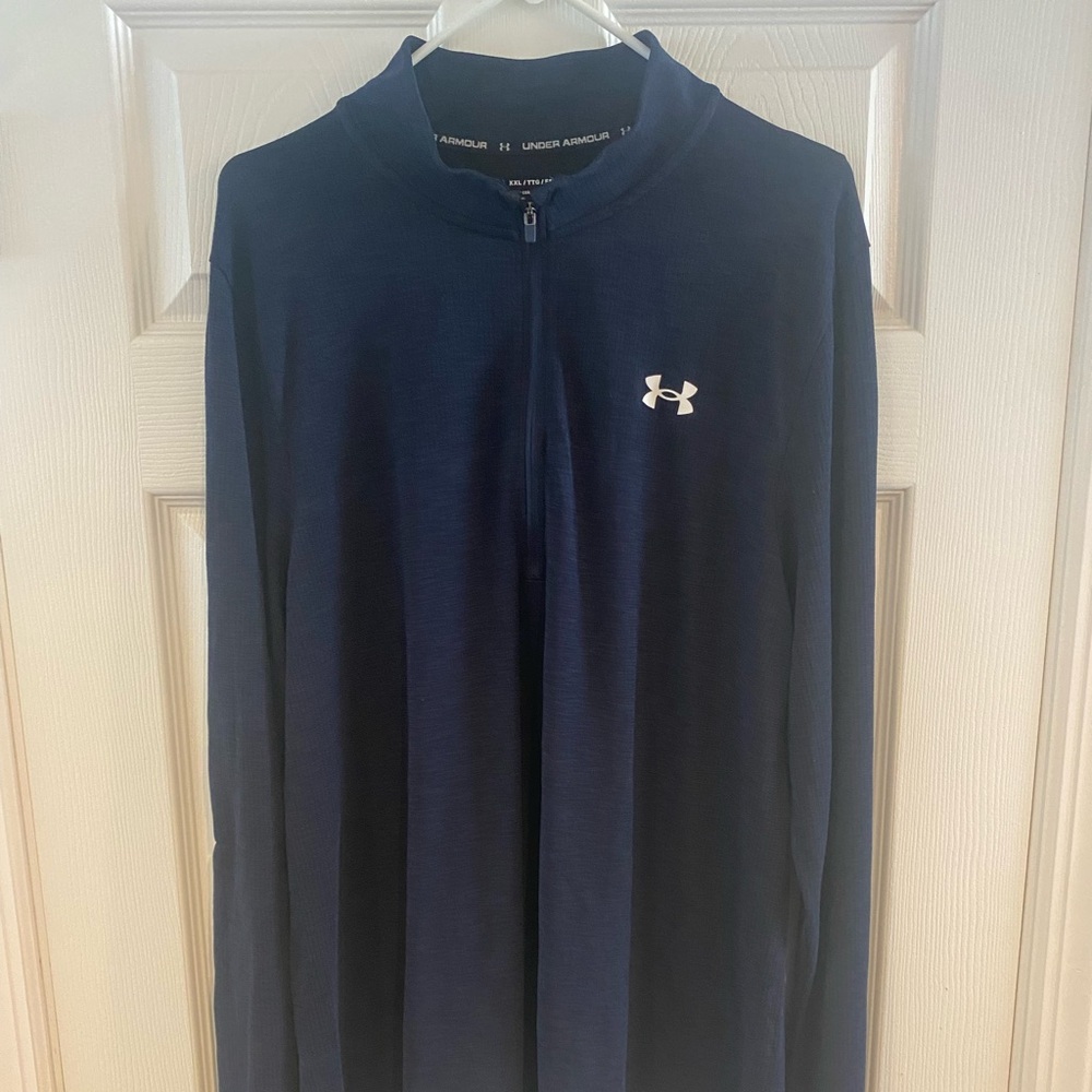 Under Armour Dark Blue Fitted Performance 1/4 Zip XXL